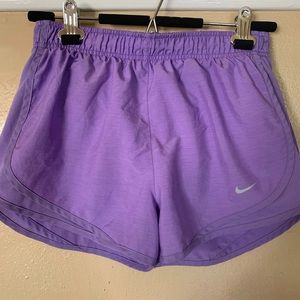 Women’s Purple Nike running shorts